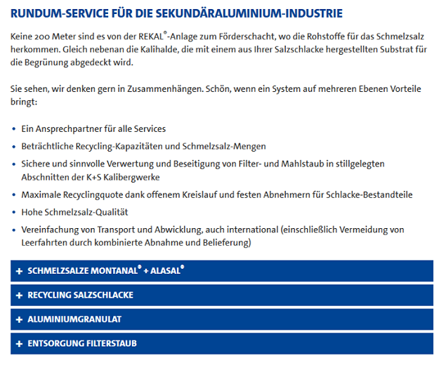 K+S Entsorgung GmbH Website Mailing Print Training